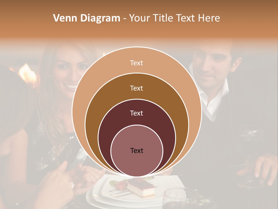 Couple Dessert Formalwear PowerPoint Template