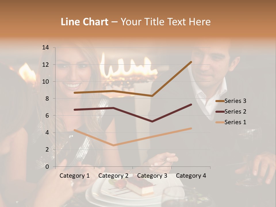 Couple Dessert Formalwear PowerPoint Template