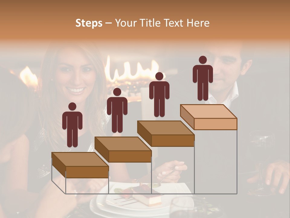 Couple Dessert Formalwear PowerPoint Template