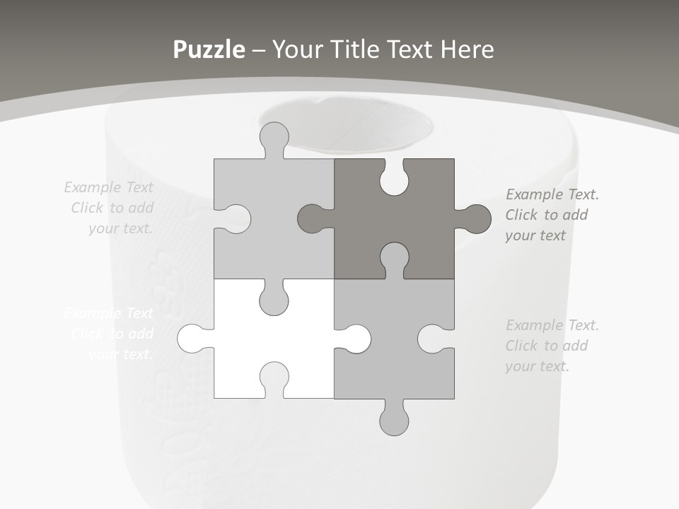 Simple Loo Toiletpaper PowerPoint Template