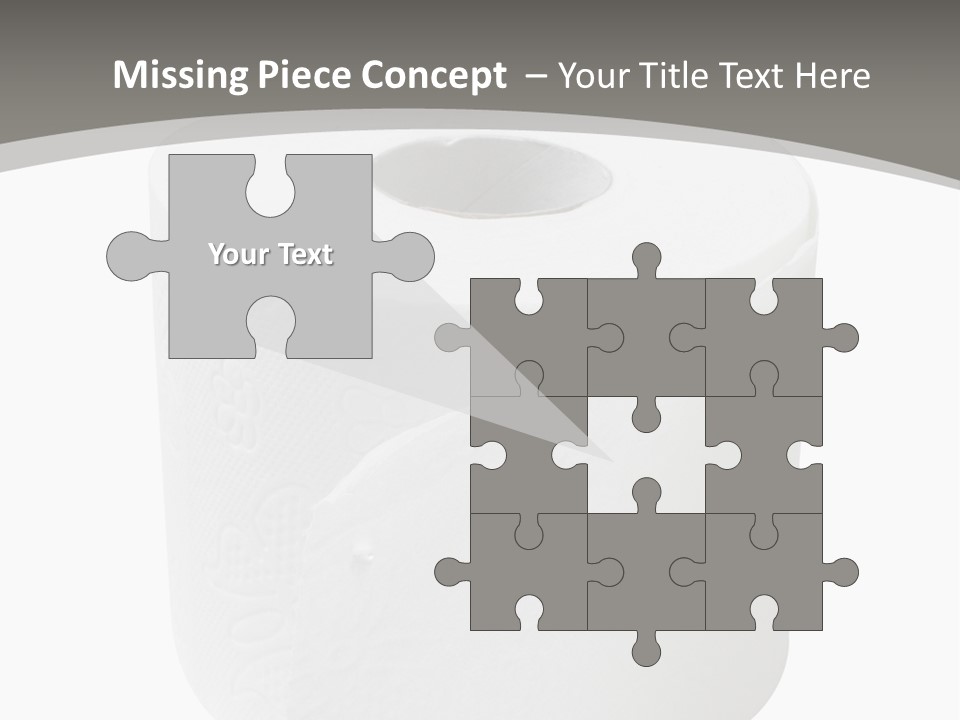 Simple Loo Toiletpaper PowerPoint Template