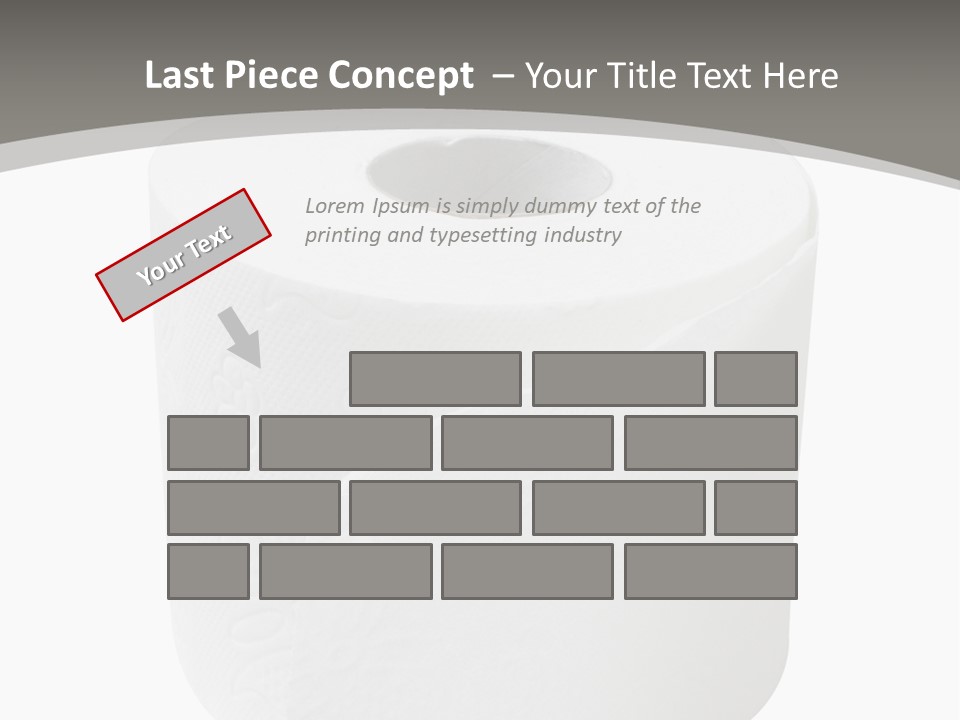 Simple Loo Toiletpaper PowerPoint Template