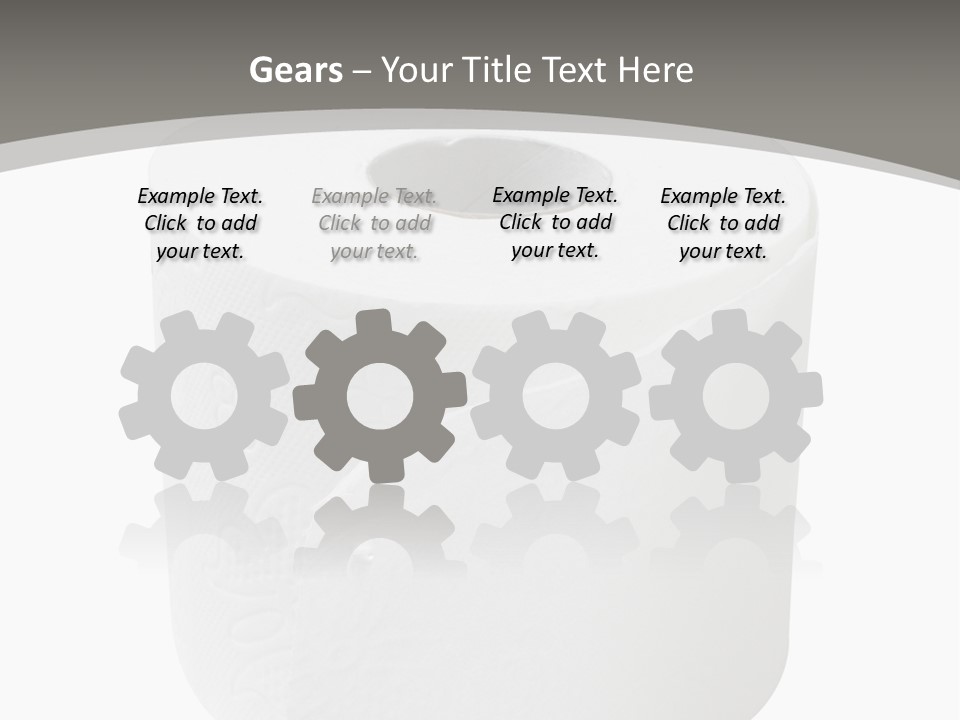 Simple Loo Toiletpaper PowerPoint Template