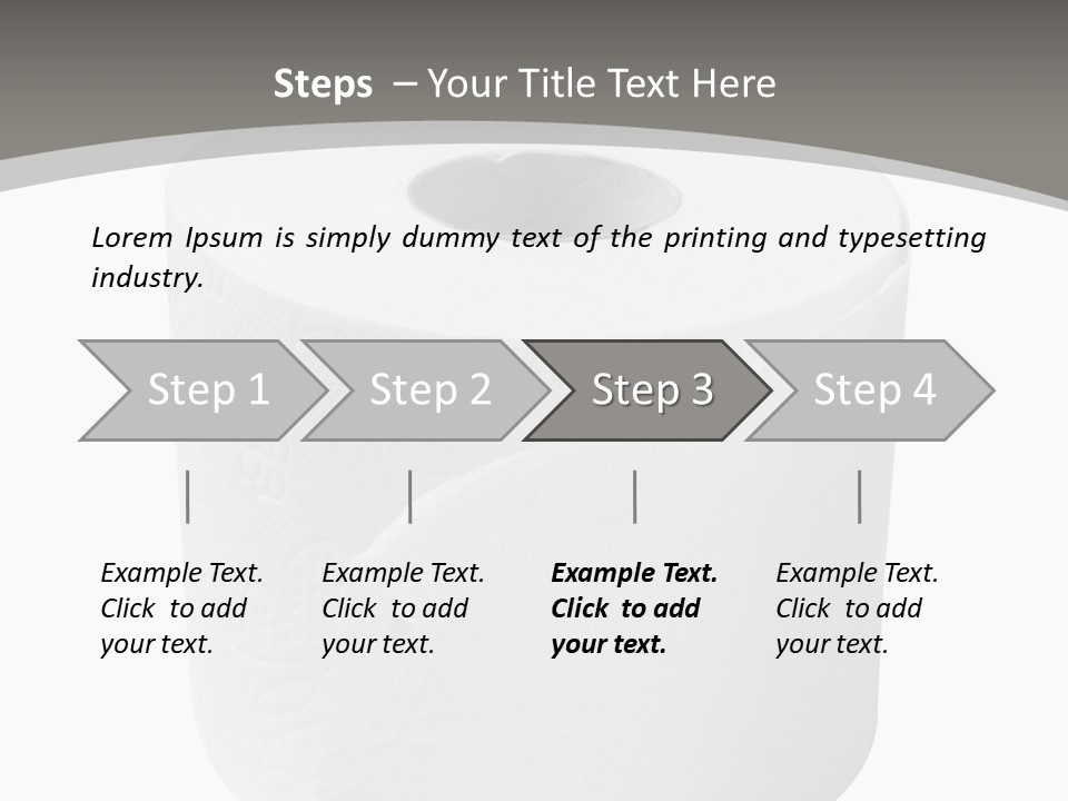 Simple Loo Toiletpaper PowerPoint Template