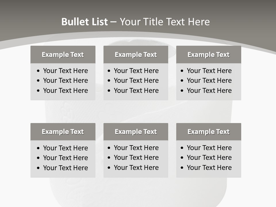 Simple Loo Toiletpaper PowerPoint Template