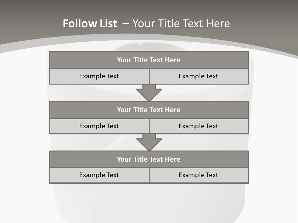Simple Loo Toiletpaper PowerPoint Template