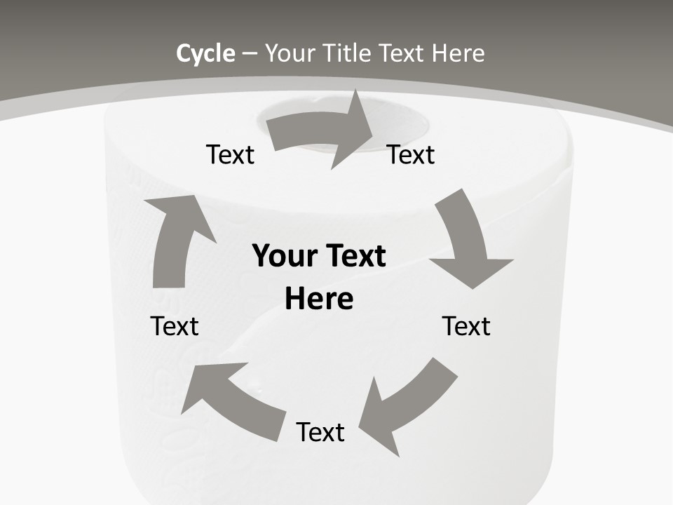 Simple Loo Toiletpaper PowerPoint Template