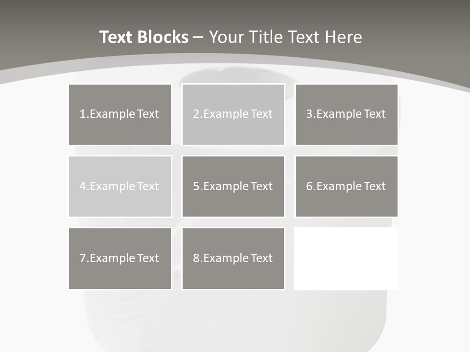 Simple Loo Toiletpaper PowerPoint Template