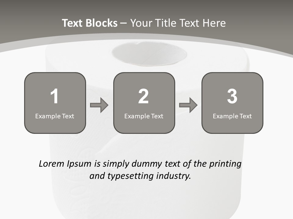 Simple Loo Toiletpaper PowerPoint Template