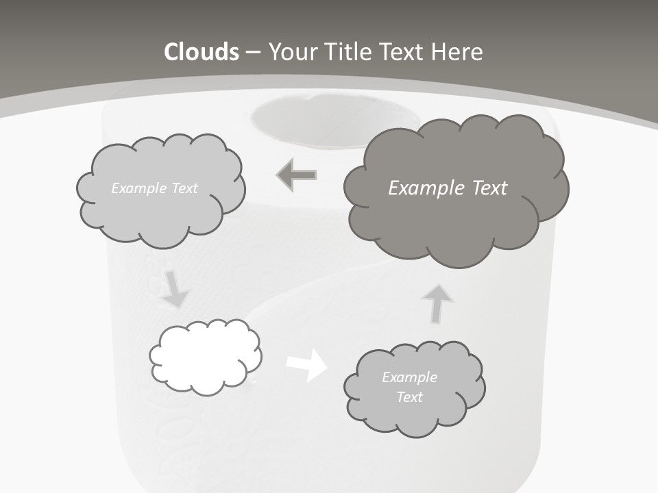 Simple Loo Toiletpaper PowerPoint Template