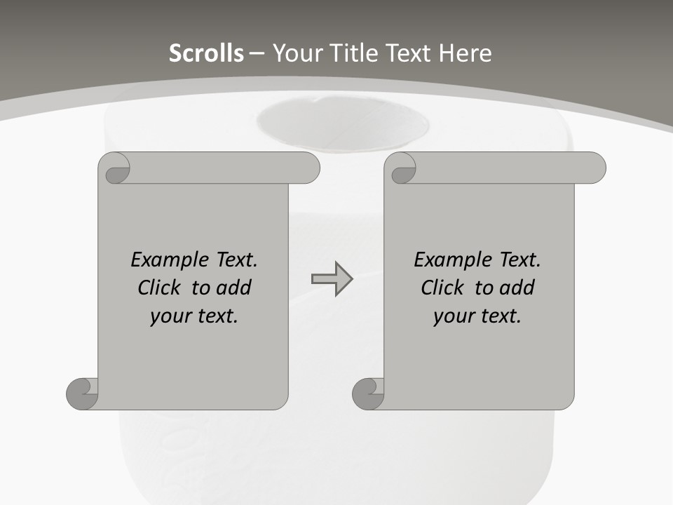 Simple Loo Toiletpaper PowerPoint Template