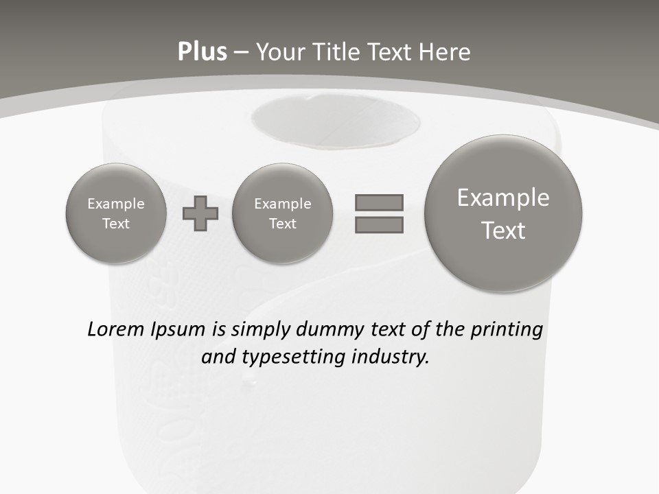 Simple Loo Toiletpaper PowerPoint Template