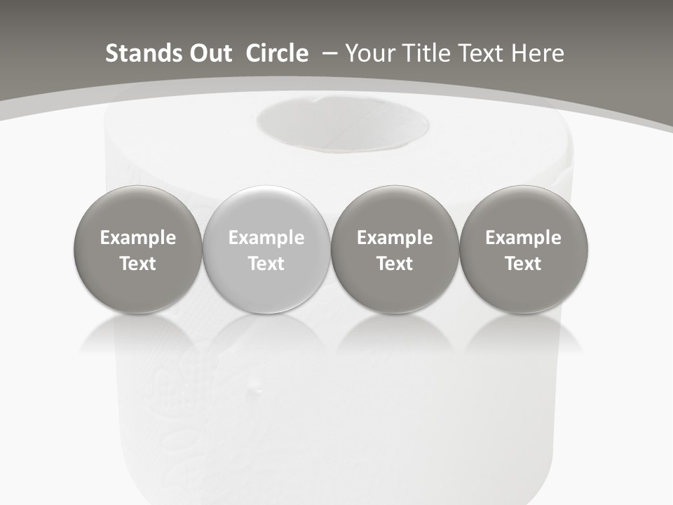 Simple Loo Toiletpaper PowerPoint Template