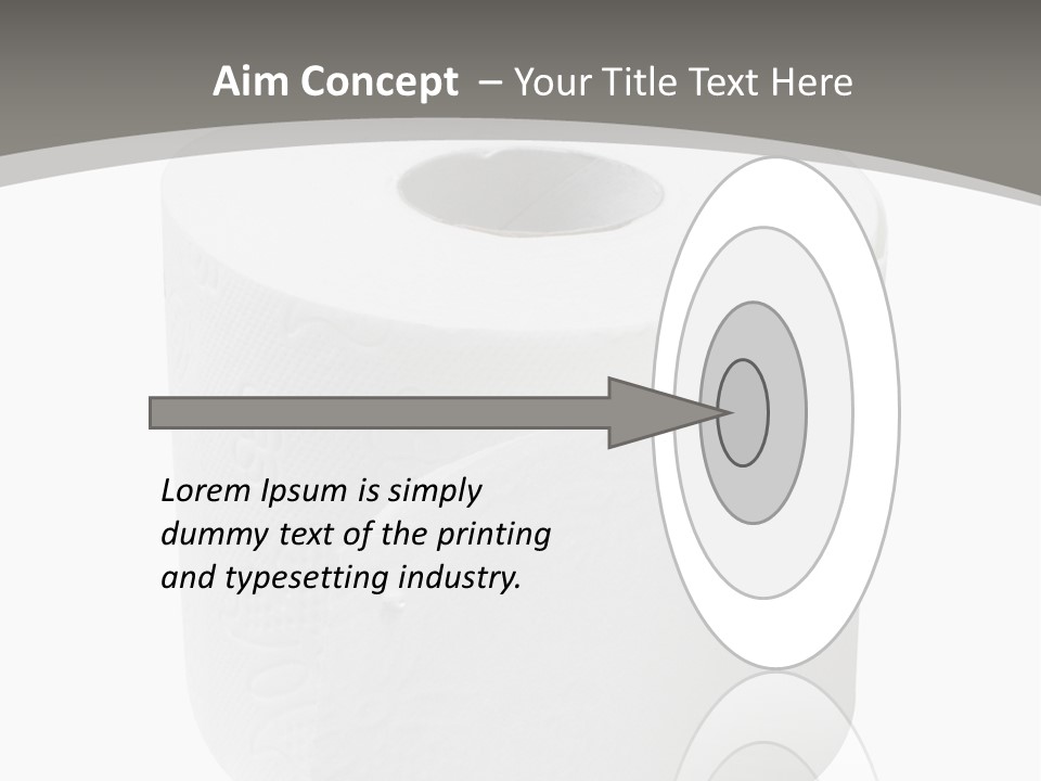 Simple Loo Toiletpaper PowerPoint Template