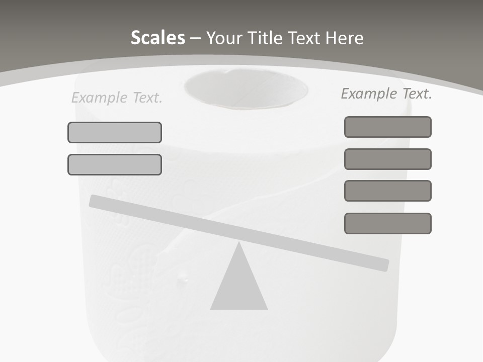 Simple Loo Toiletpaper PowerPoint Template