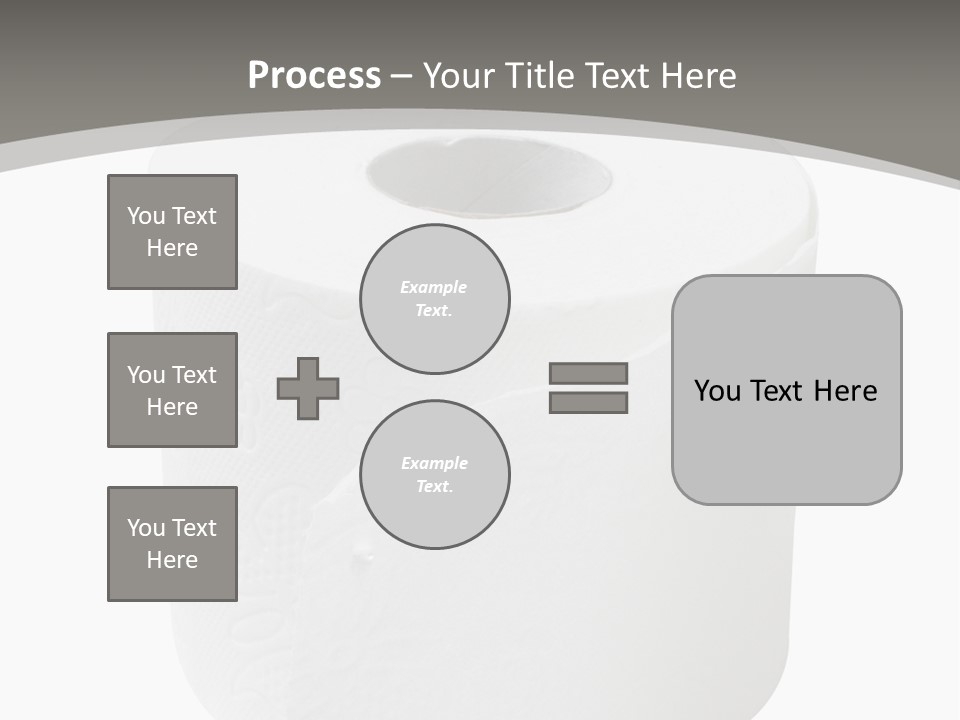 Simple Loo Toiletpaper PowerPoint Template