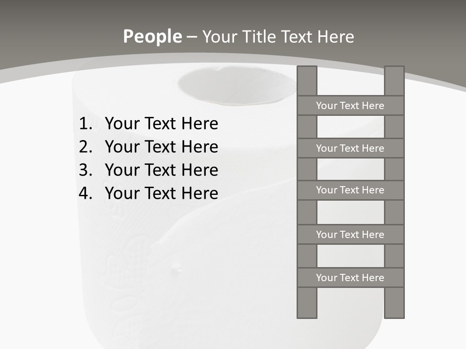 Simple Loo Toiletpaper PowerPoint Template