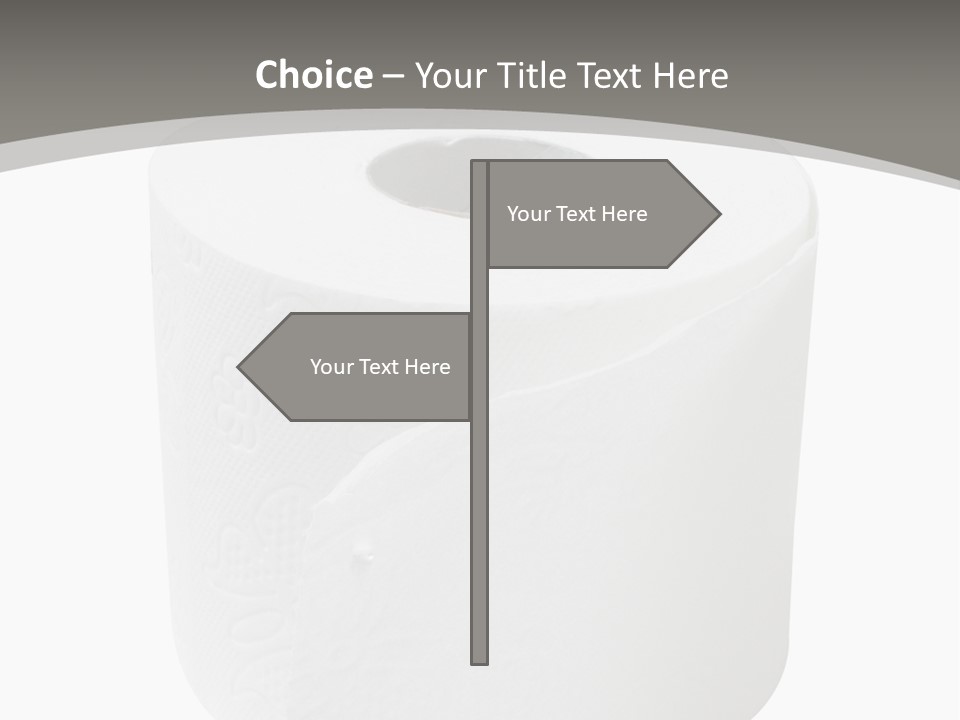 Simple Loo Toiletpaper PowerPoint Template