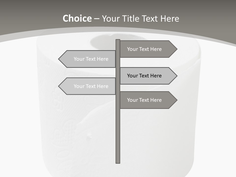 Simple Loo Toiletpaper PowerPoint Template
