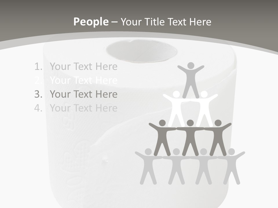 Simple Loo Toiletpaper PowerPoint Template