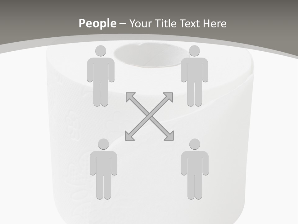 Simple Loo Toiletpaper PowerPoint Template