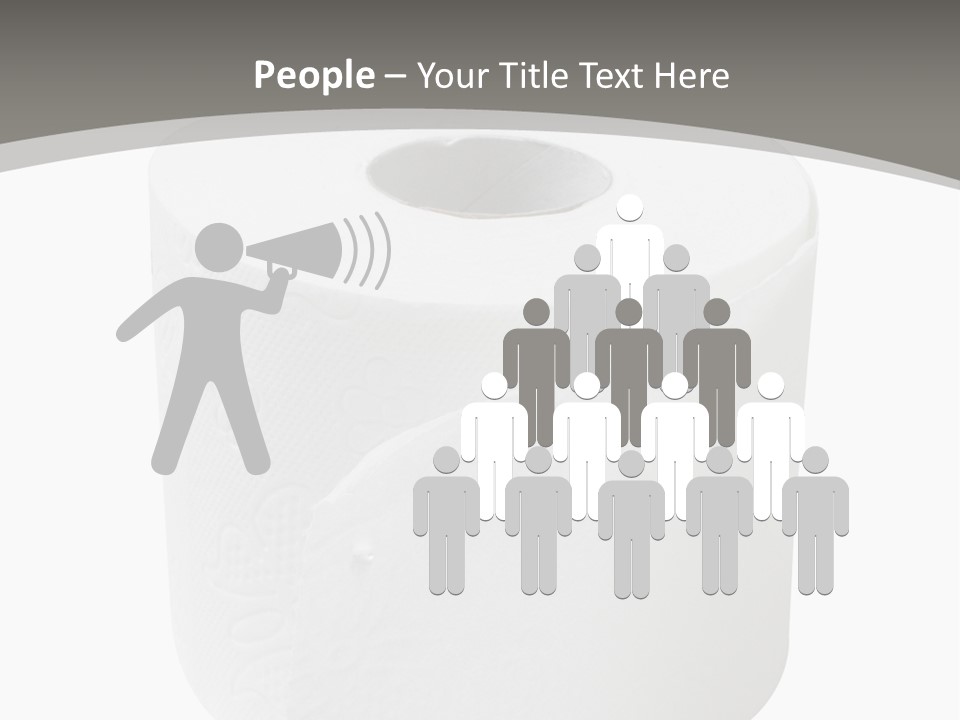 Simple Loo Toiletpaper PowerPoint Template
