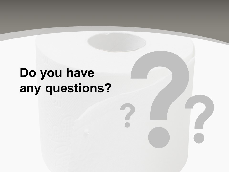 Simple Loo Toiletpaper PowerPoint Template