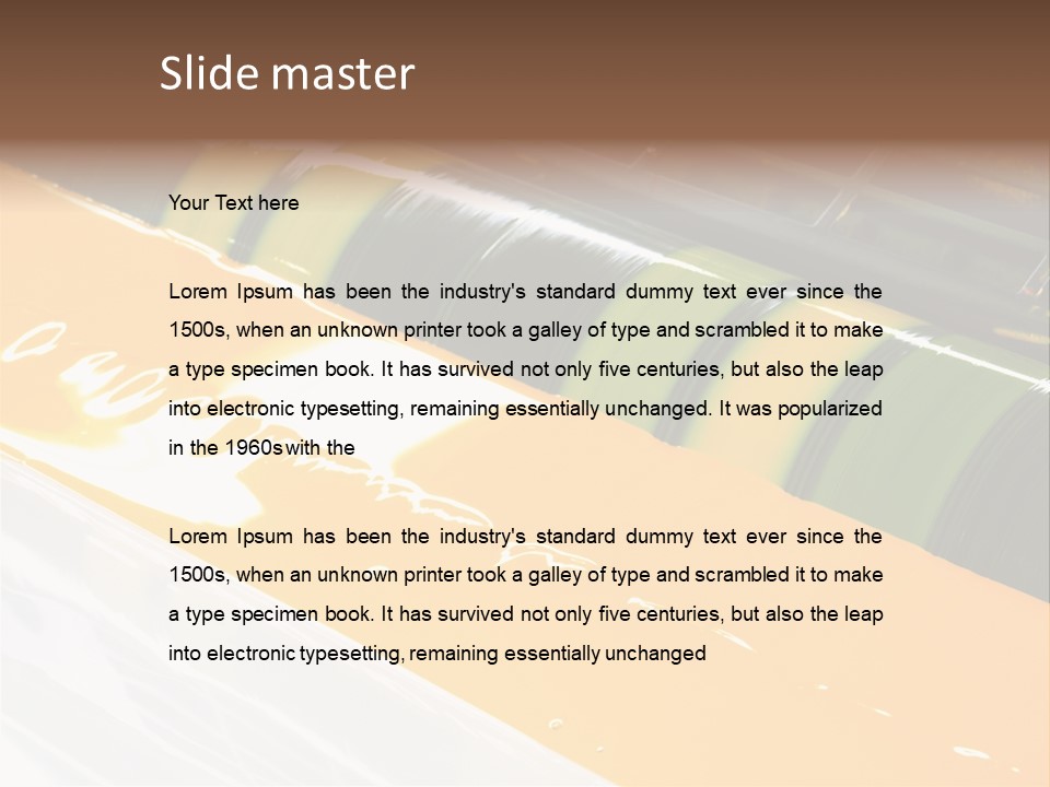 News Manufacturing Medium PowerPoint Template