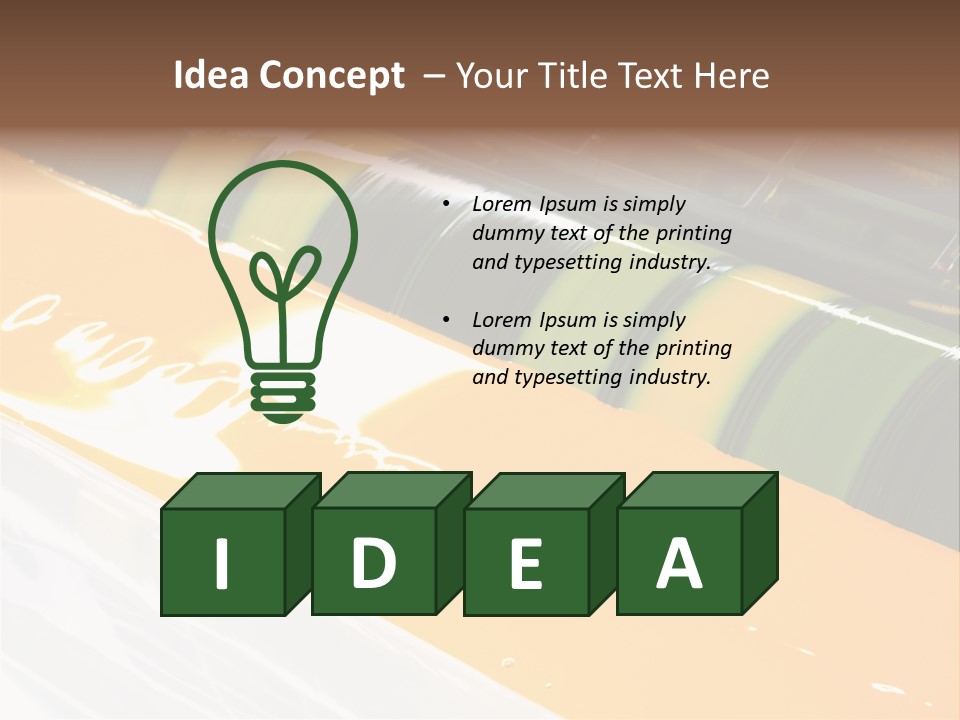 News Manufacturing Medium PowerPoint Template