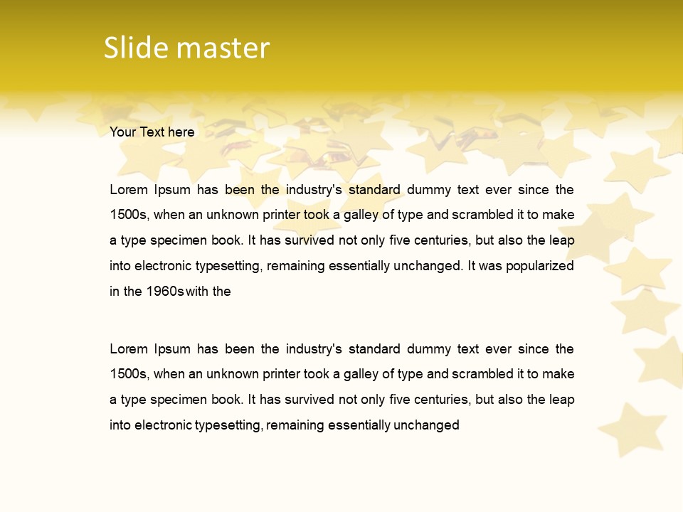 Party Shape Isolated PowerPoint Template