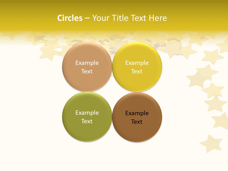 Party Shape Isolated PowerPoint Template