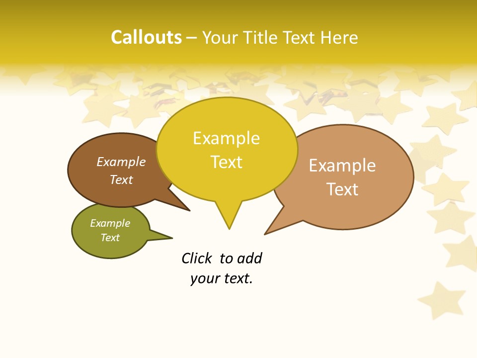 Party Shape Isolated PowerPoint Template