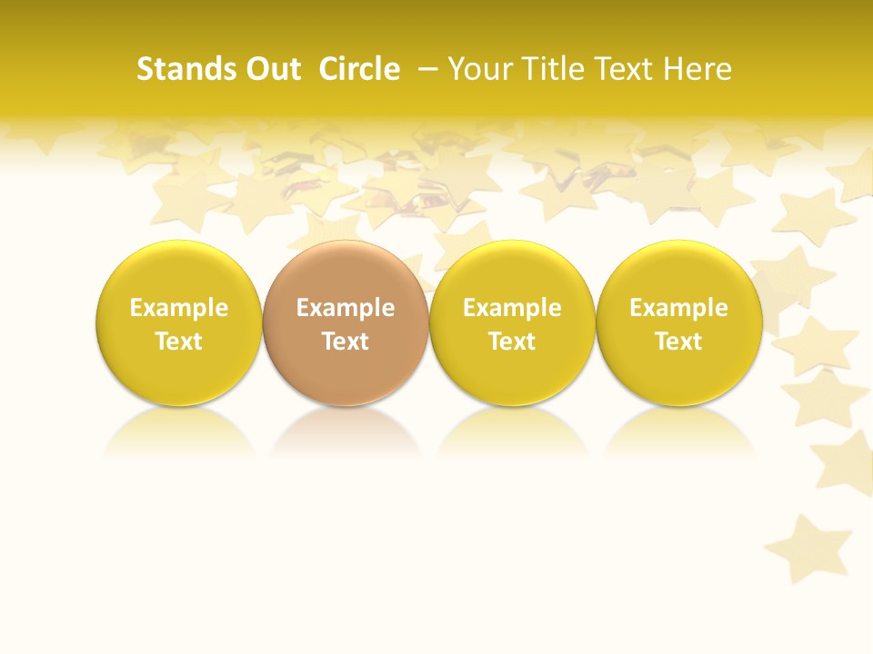 Party Shape Isolated PowerPoint Template