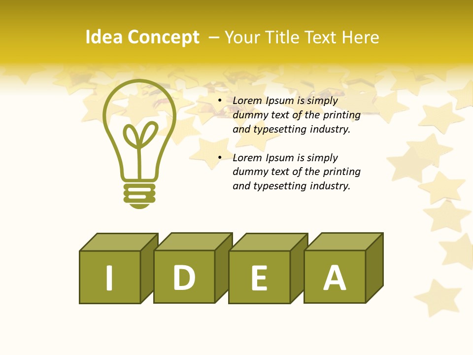 Party Shape Isolated PowerPoint Template