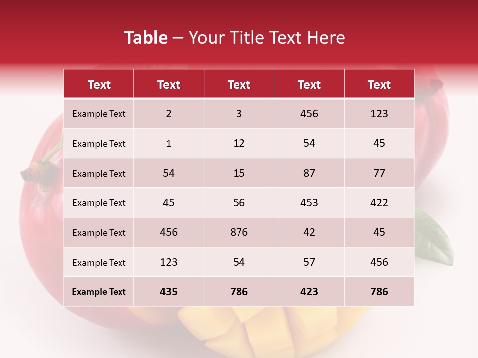 Sweet Diet Nutrition PowerPoint Template