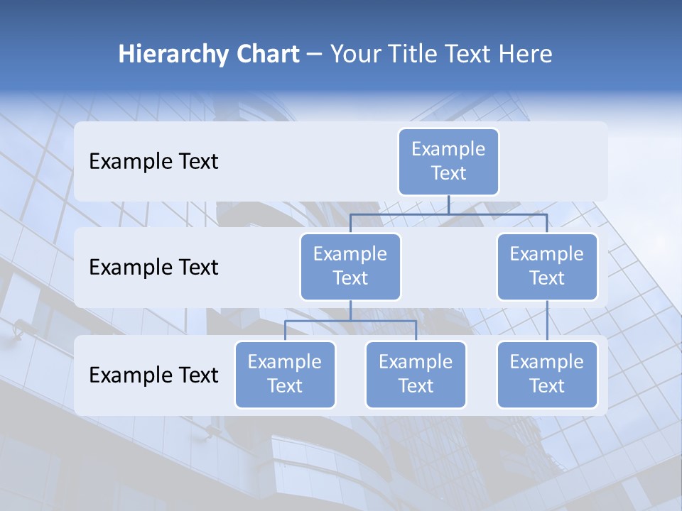 A Tall Building With A Blue Sky In The Background PowerPoint Template