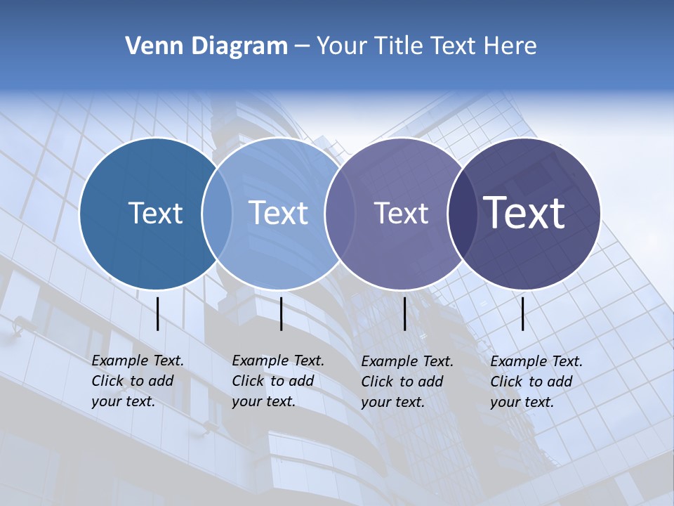 A Tall Building With A Blue Sky In The Background PowerPoint Template