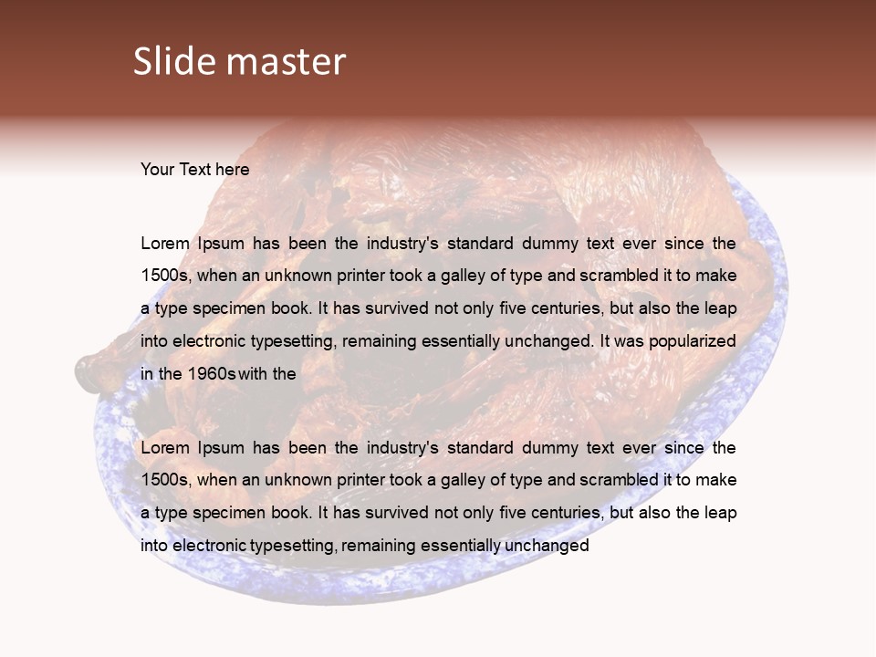 Disaster Turkey Fowl PowerPoint Template