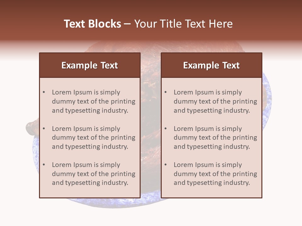 Disaster Turkey Fowl PowerPoint Template