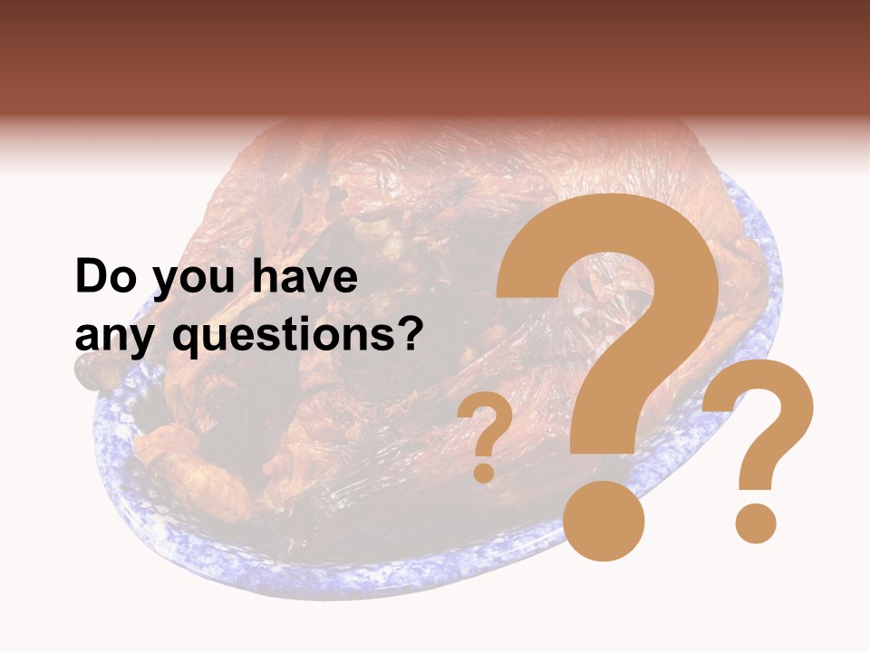 Disaster Turkey Fowl PowerPoint Template