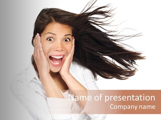 Success Expression Beauty PowerPoint Template