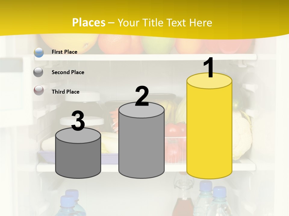 Indoors Fruit Milk PowerPoint Template