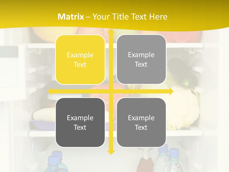 Indoors Fruit Milk PowerPoint Template