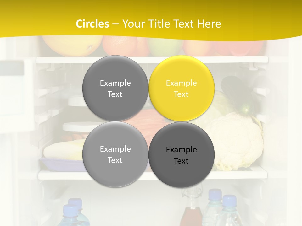 Indoors Fruit Milk PowerPoint Template