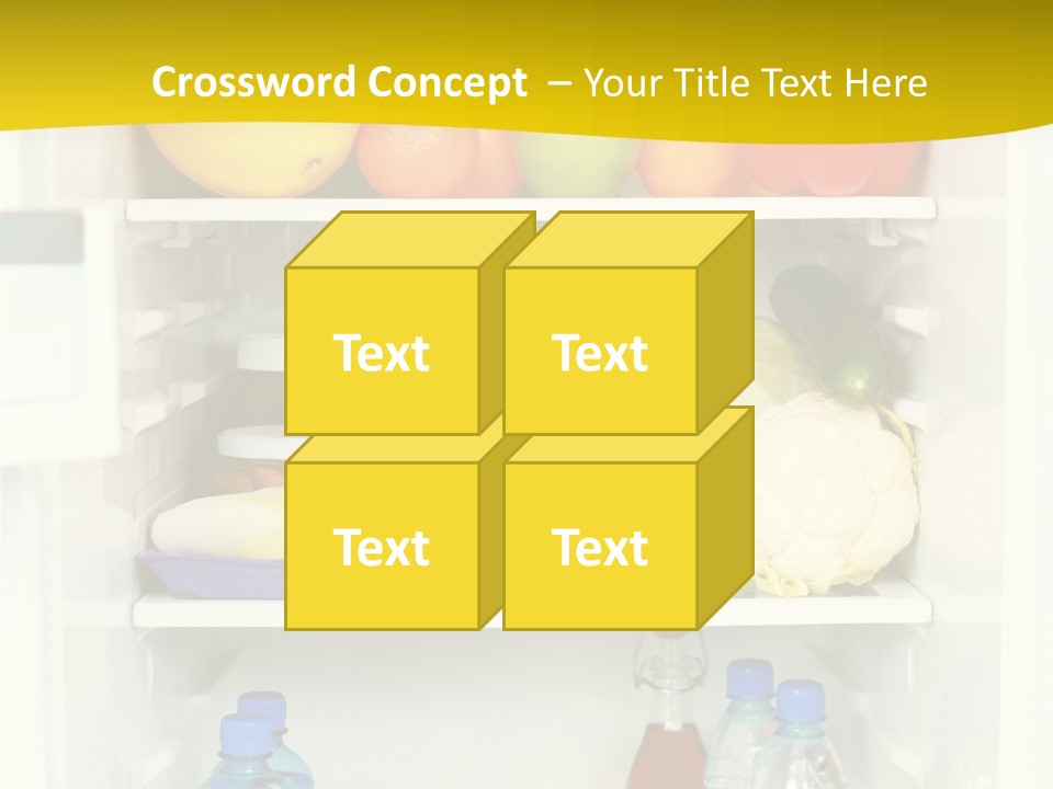 Indoors Fruit Milk PowerPoint Template