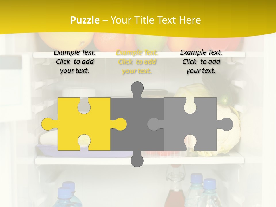 Indoors Fruit Milk PowerPoint Template