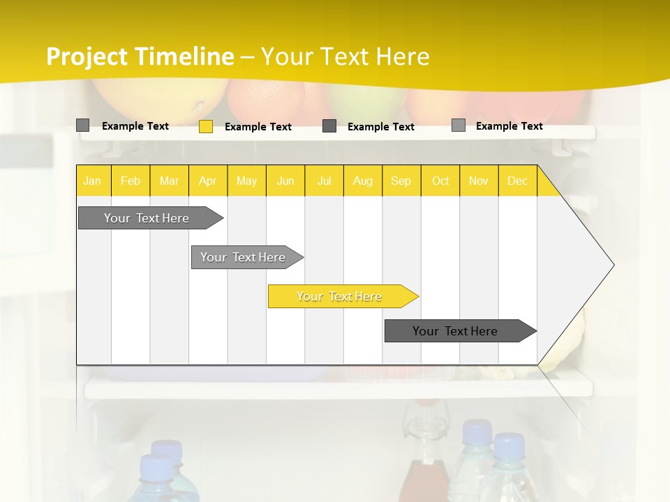 Indoors Fruit Milk PowerPoint Template
