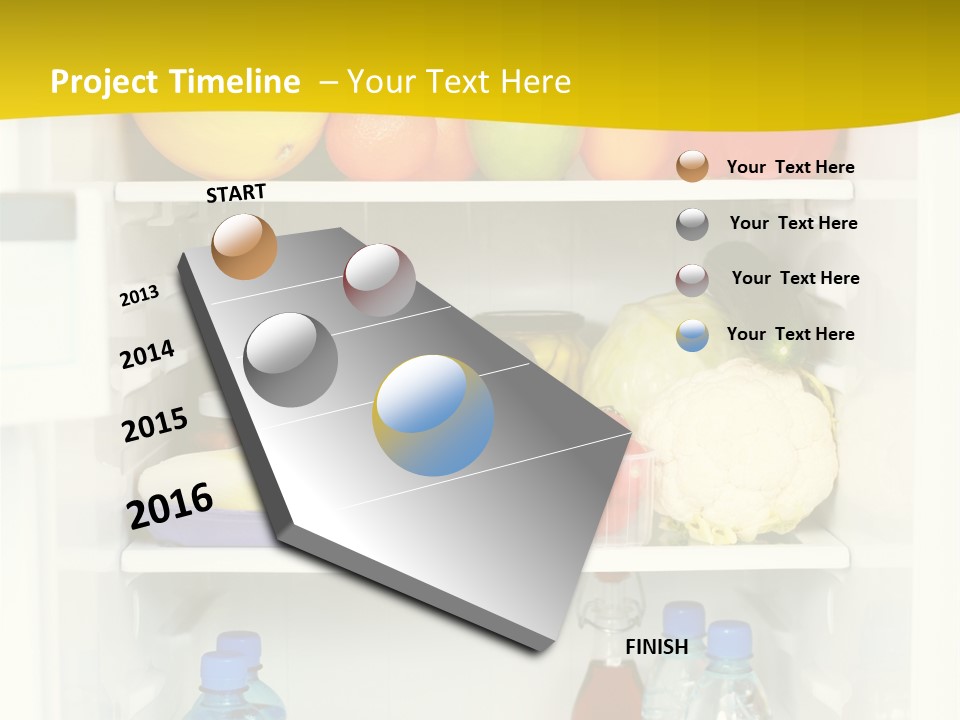 Indoors Fruit Milk PowerPoint Template