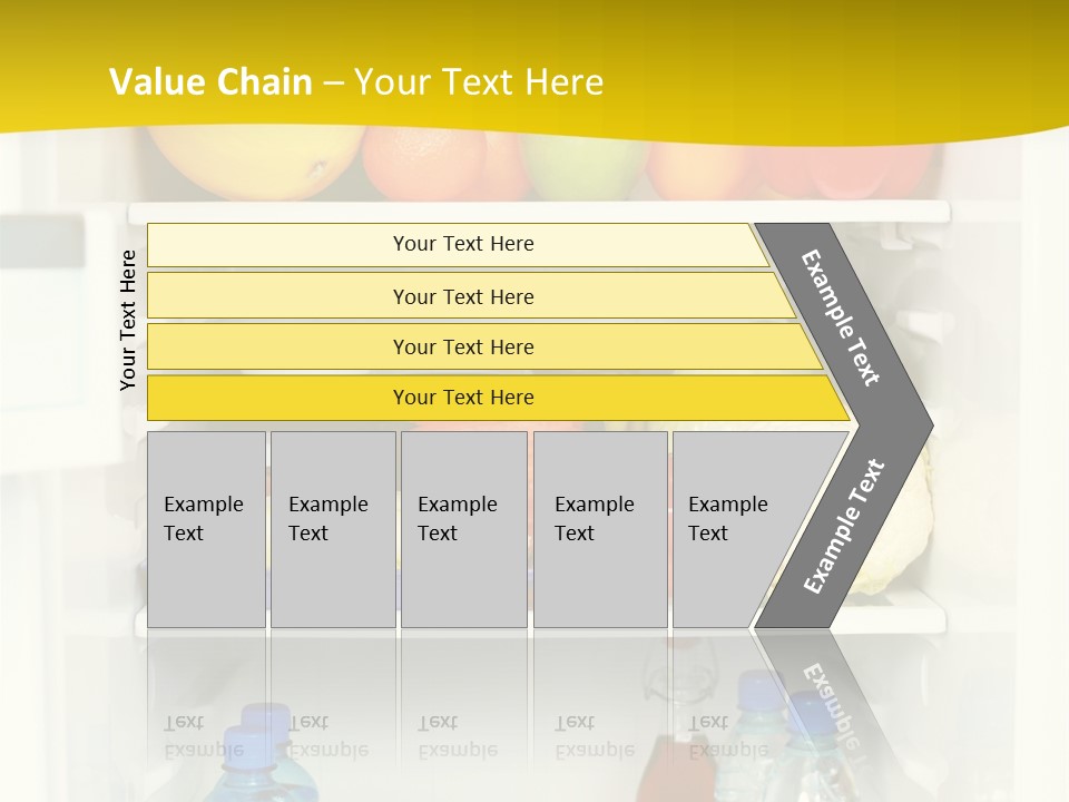 Indoors Fruit Milk PowerPoint Template