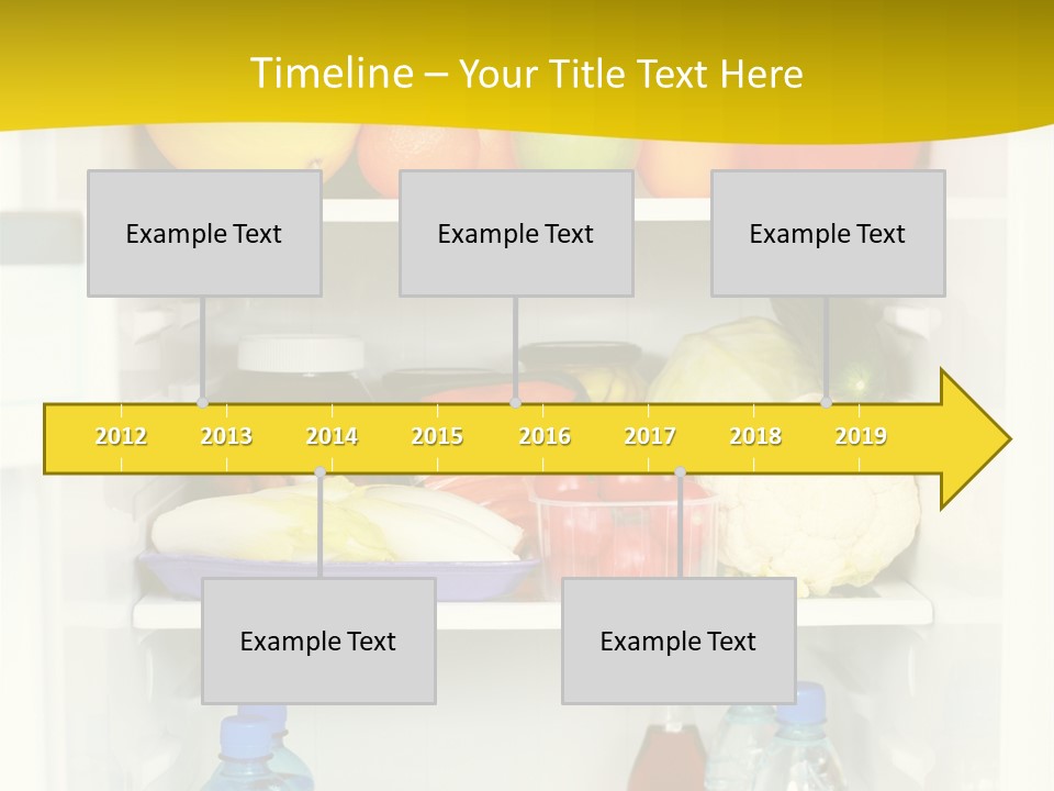 Indoors Fruit Milk PowerPoint Template